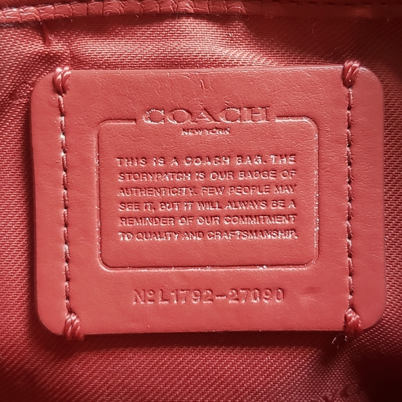 Coach Nolita 22 With Cut Out Tea Rose - with Gunmetal Chain - Picture 6 of 14